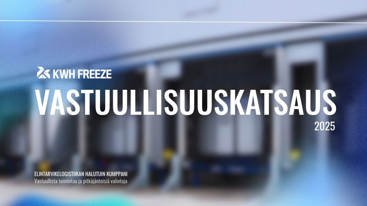 KWH freeze vastuullisuuskatsaus